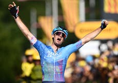 ‘This one is for him’: Hugo Houle dedicates emotional Tour de France stage win to late brother