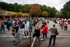 Georgia can ban people handing out food and water to voters, federal judge rules