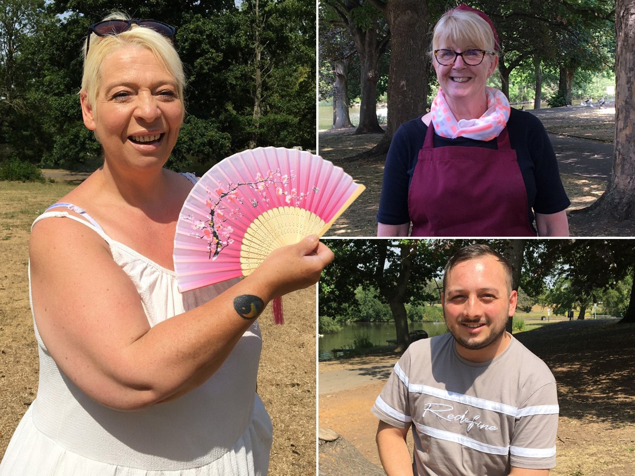 Doncaster residents in Sandall Park