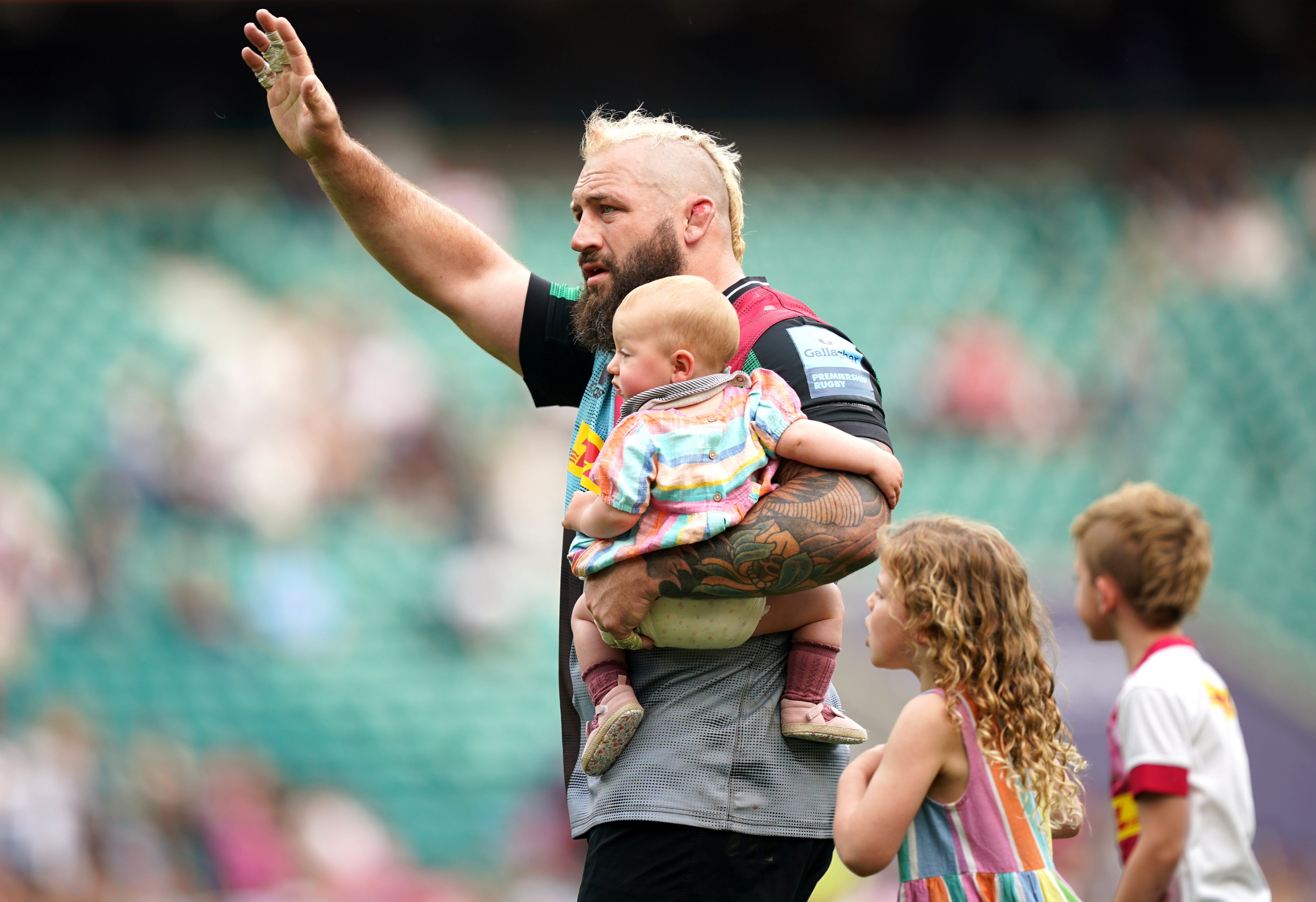 Joe Marler has admitted a concussion caused him to forget he was a father (Yui Mok/PA)