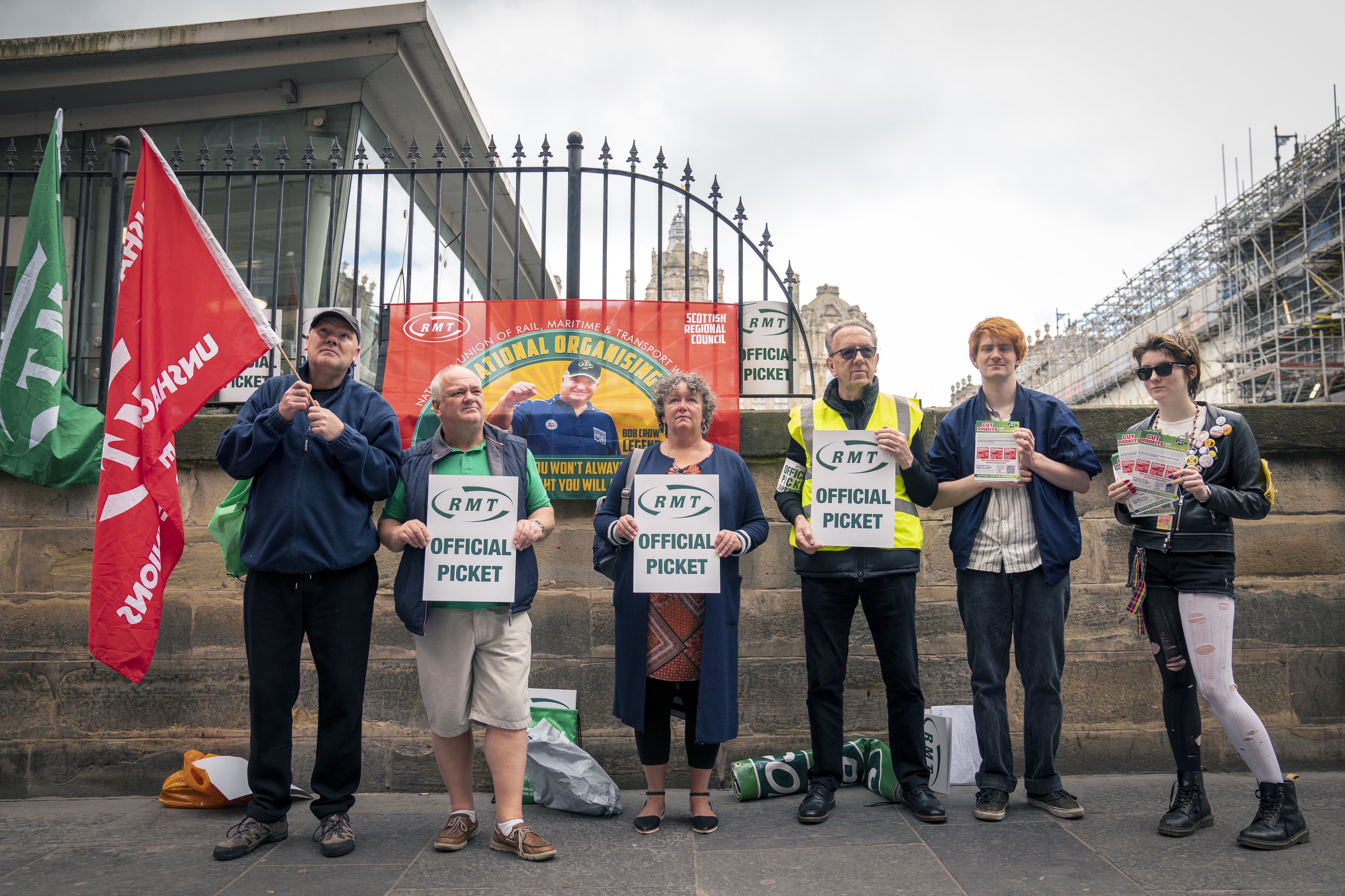 Another strike by rail workers will hit train services next week (Jane Barlow/PA)