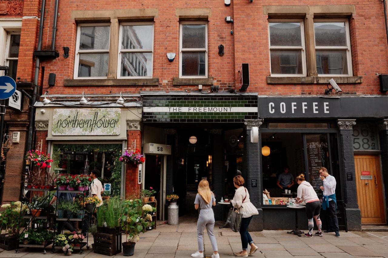 Cafes and bars in the Northern Quarter