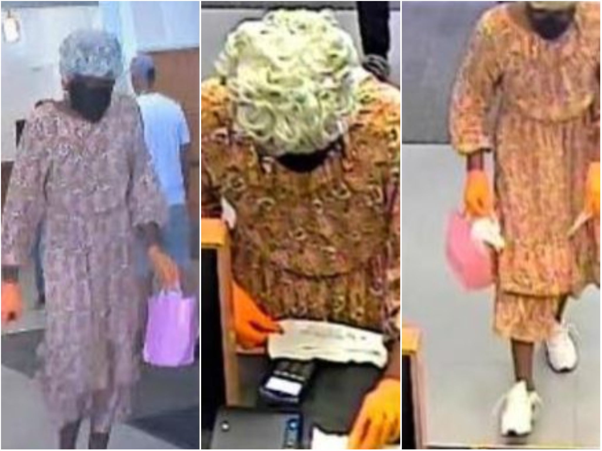 A man dressed up as an old woman to rob a bank in Georgia