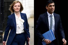 Tory leadership – live: Liz Truss says she was ‘wrong’ to back Remain in Brexit vote