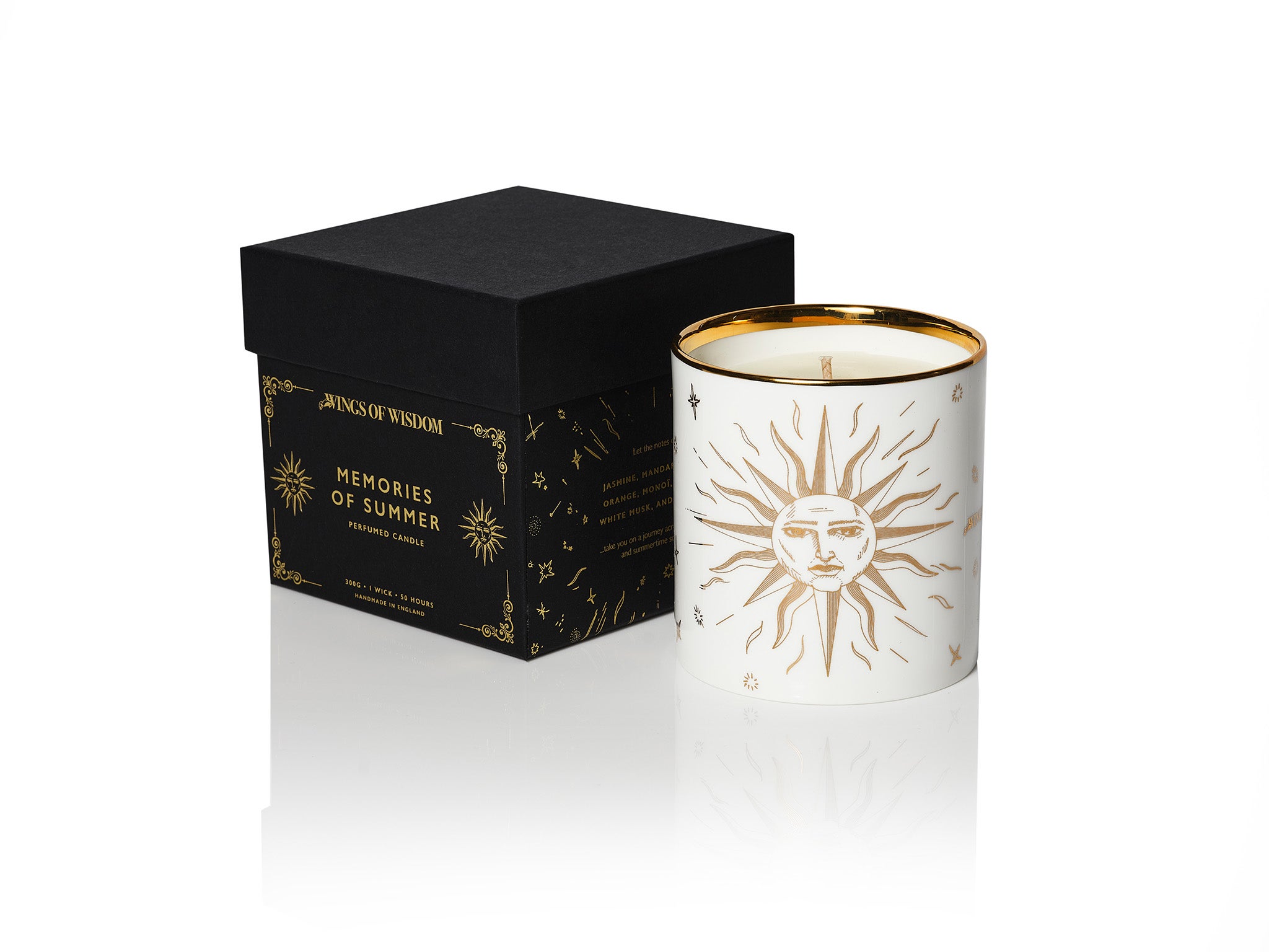 Wings of Wisdom memories of summer candle 