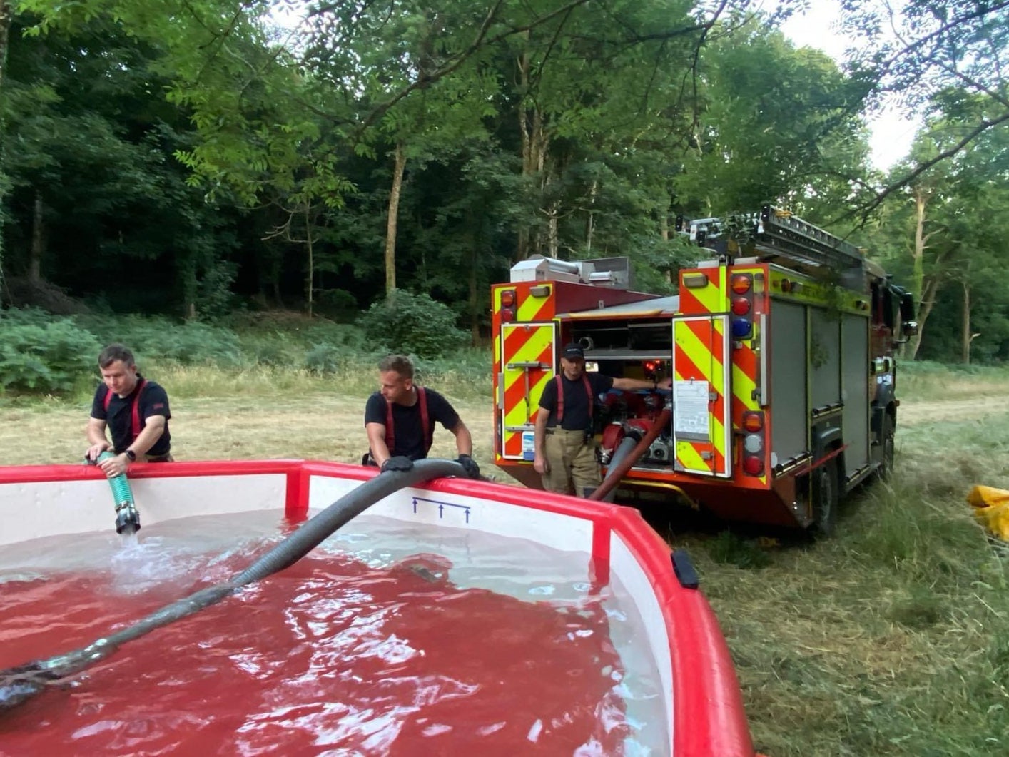 Dorset and Wiltshire Fire and Rescue Service had already spent 10 days at a wildfire before Tuesday’s record temperatures hit.