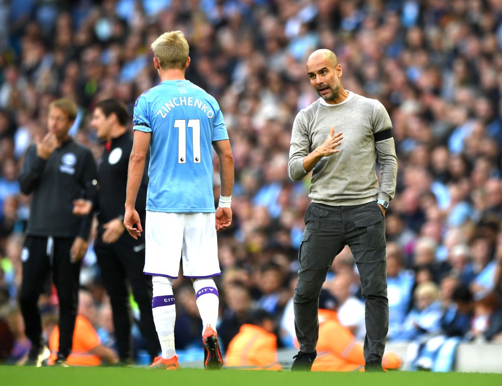 Guardiola expressed ‘gratitude for the effort’ as Zinchenko left for Arsenal. The Ukrainian was a useful squad player