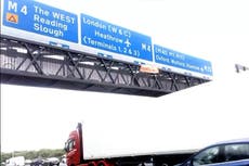 M25 blocked by Just Stop Oil protesters at rush hour for second day running