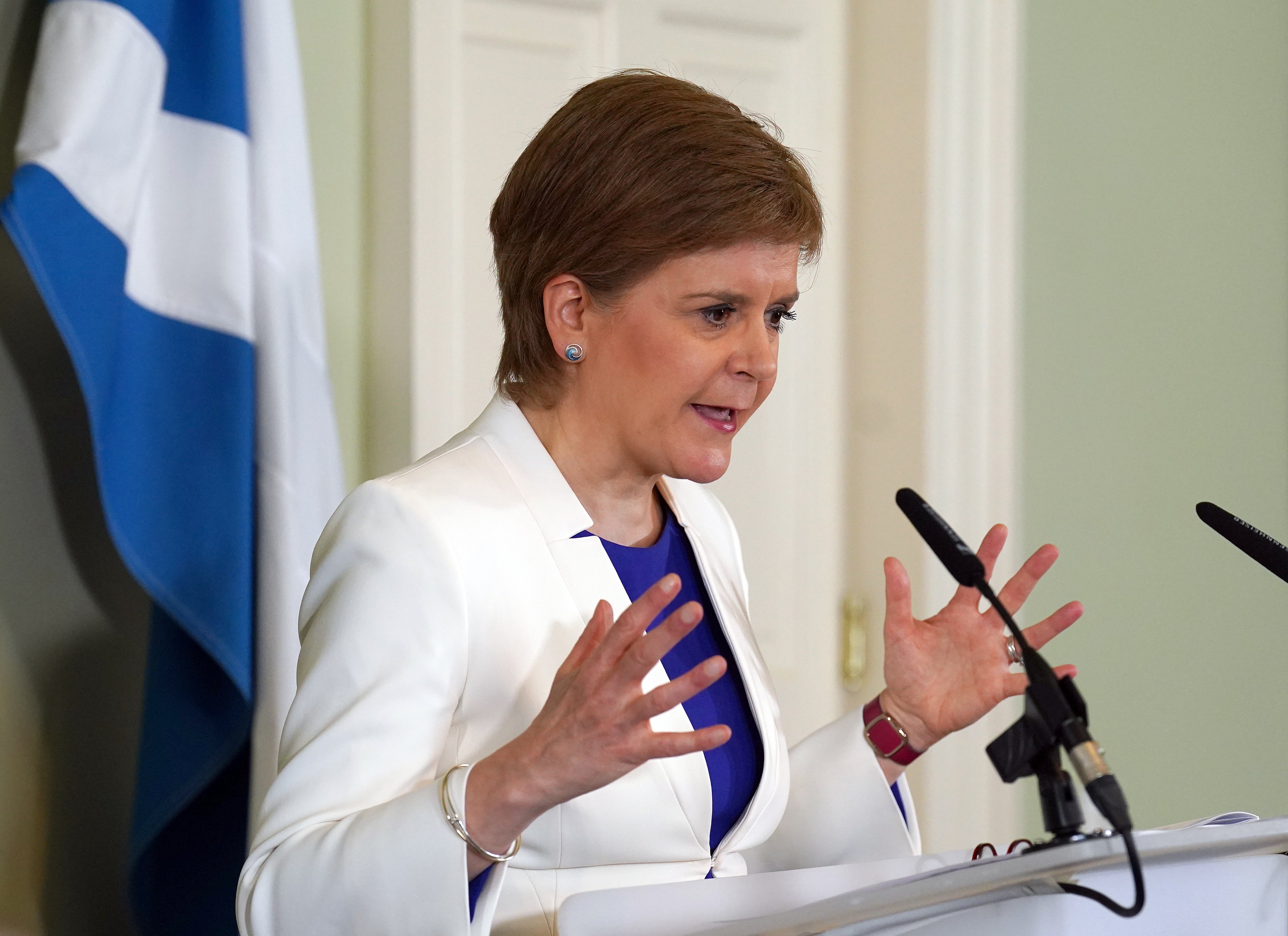 First Minister Nicola Sturgeon has been criticised in the Lords (Andrew Milligan/PA)