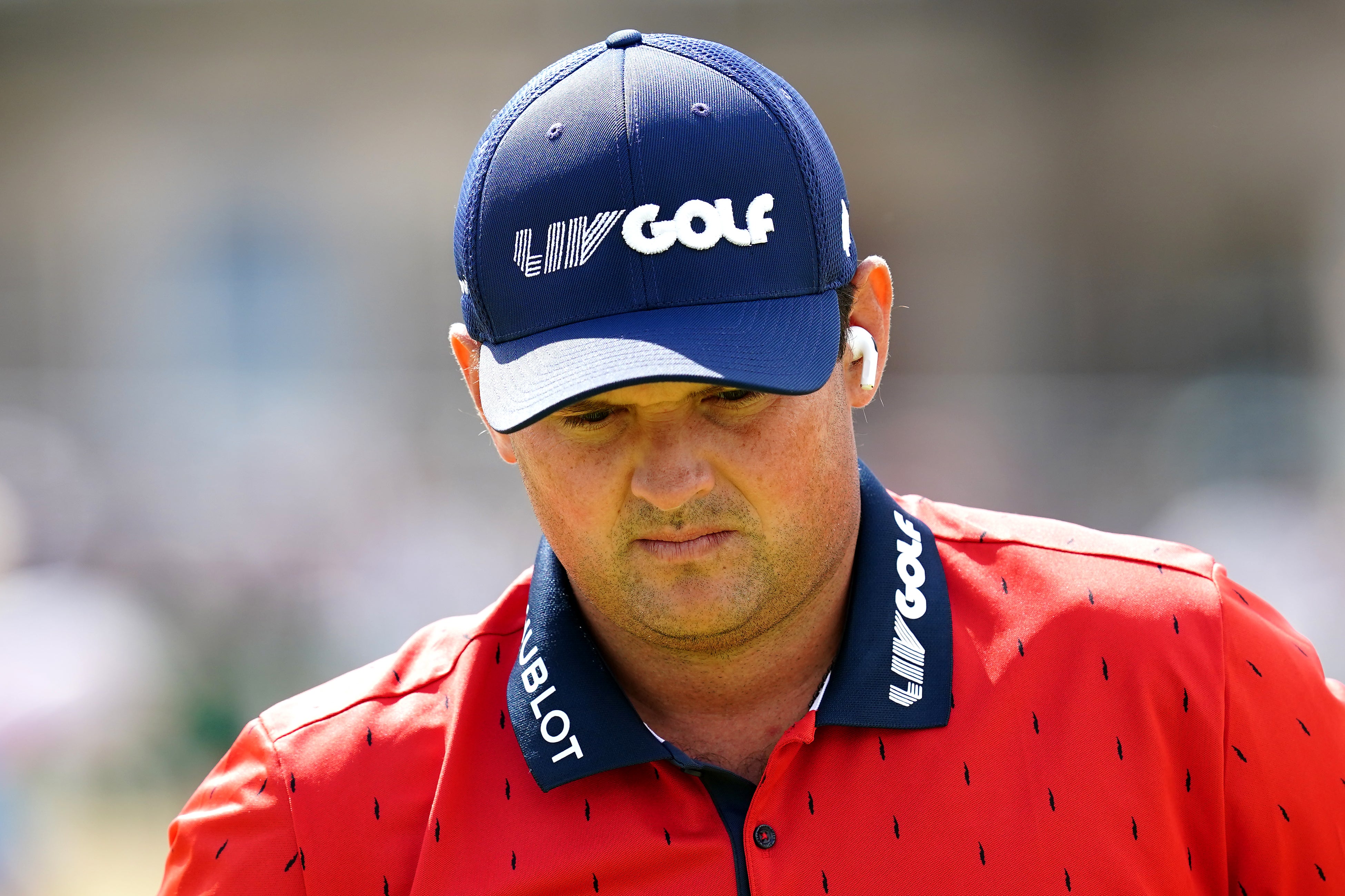 Patrick Reed wore LIV Golf-branded clothing at last week’s Open Championship at St Andrews (David Davies/PA)