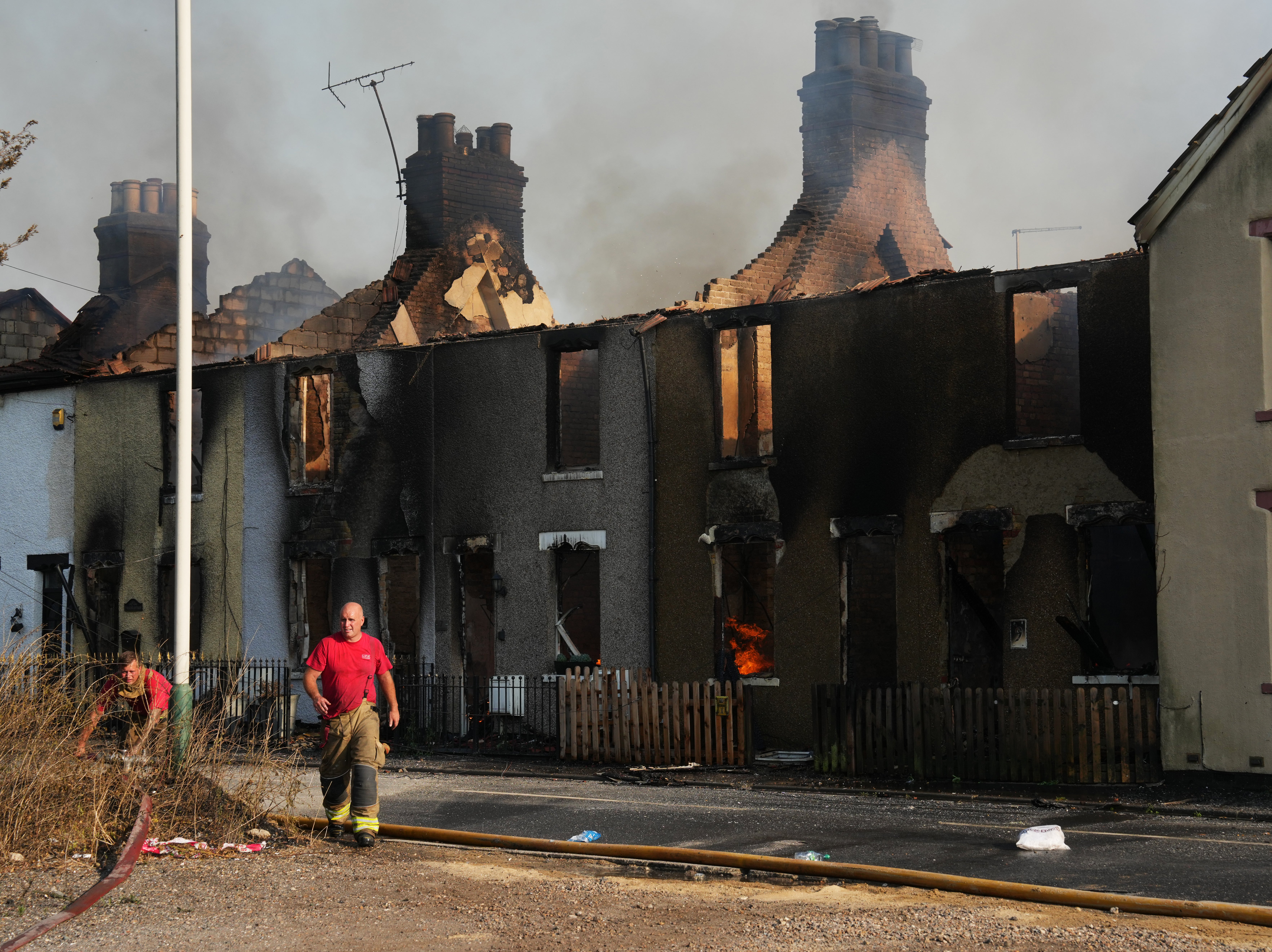 London experienced its worst day for fires since the Second World War as the UK was hit by record 40.3C heat