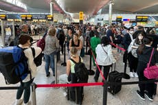 Festive travel chaos as airport staff to strike for eight days over Christmas