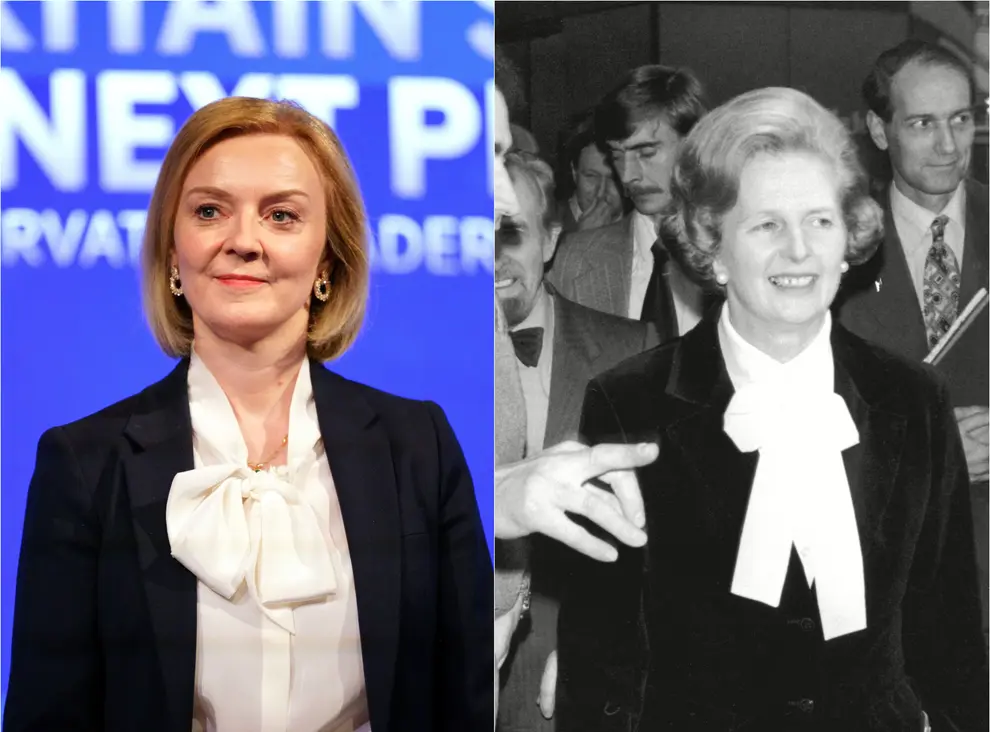 Liz Truss has criticised suggestions she is modelling herself after Thatcher