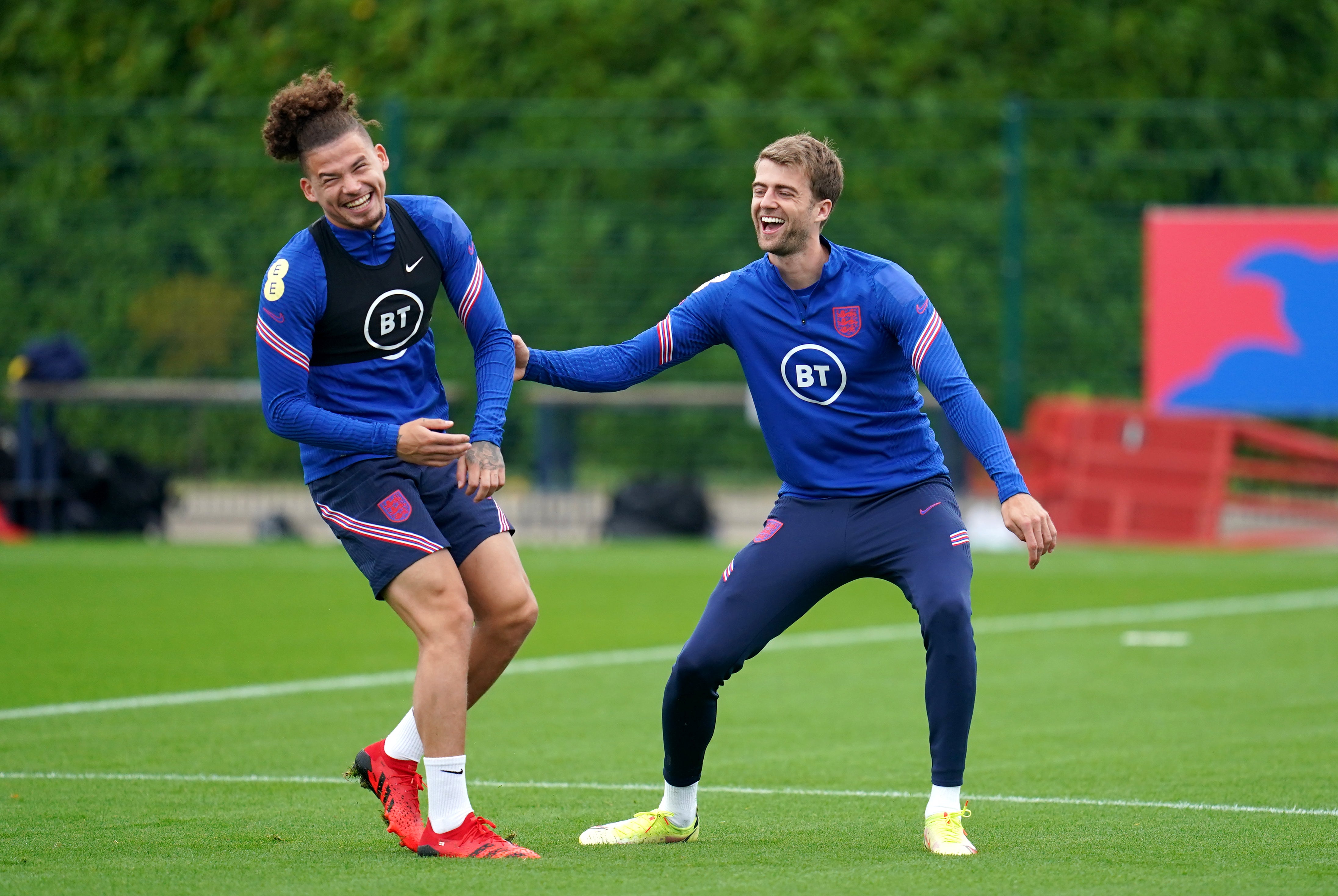 Kalvin Phillips (left) and Patrick Bamford were both in the England squad last September (Nick Potts/PA)