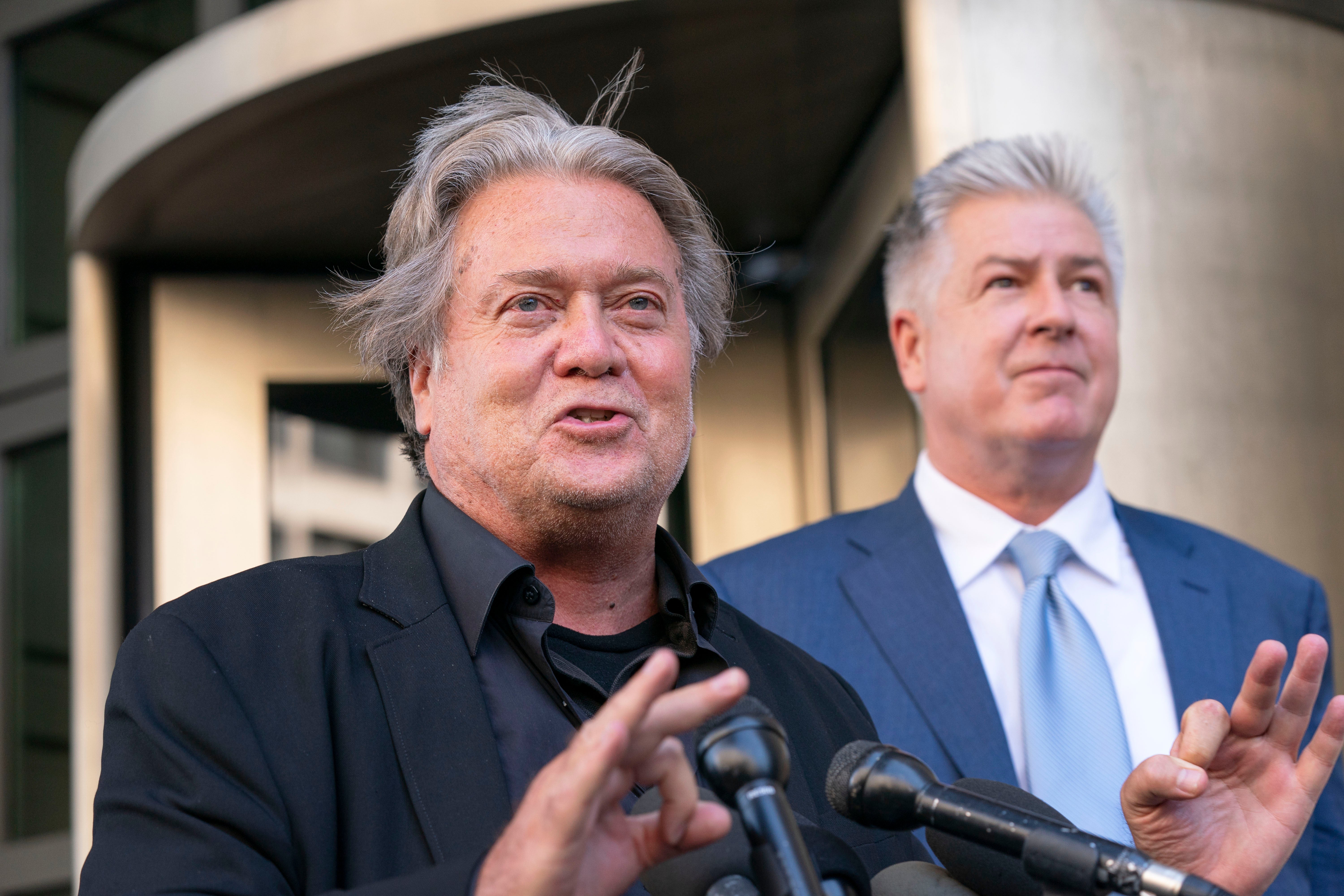 Steve Bannon's defense to begin in Trump adviser's trial