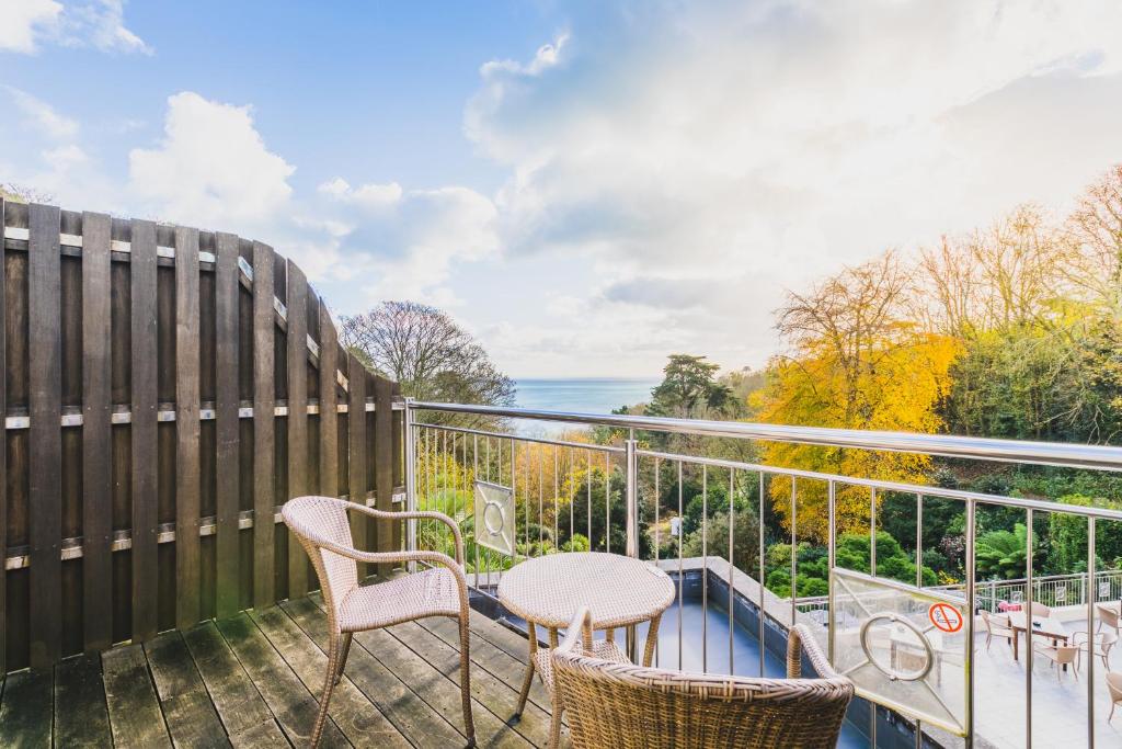 A balcony at Fermain Valley, Guernsey