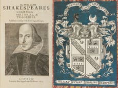 Rare copy of Shakespeare’s first folio from 1623 sells for £2m