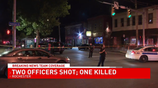 One police officer killed and another wounded in Rochester shooting