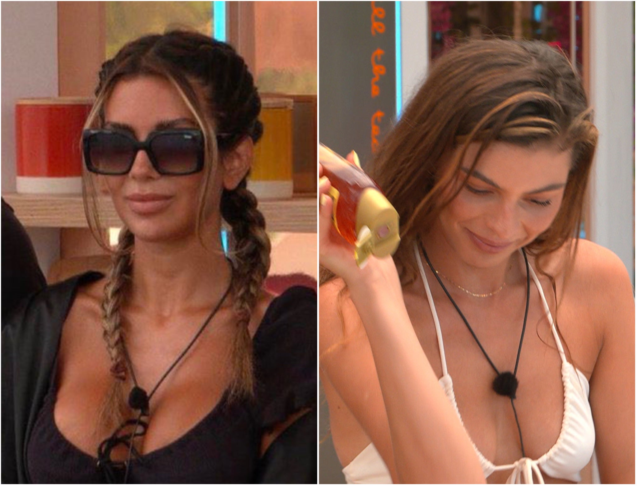 Ekin-Su and Nathalia on ‘Love Island’