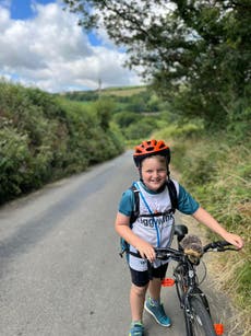 Hedgehog-lover Harry, eight, is cycling over 1,100 miles for wildlife hospital