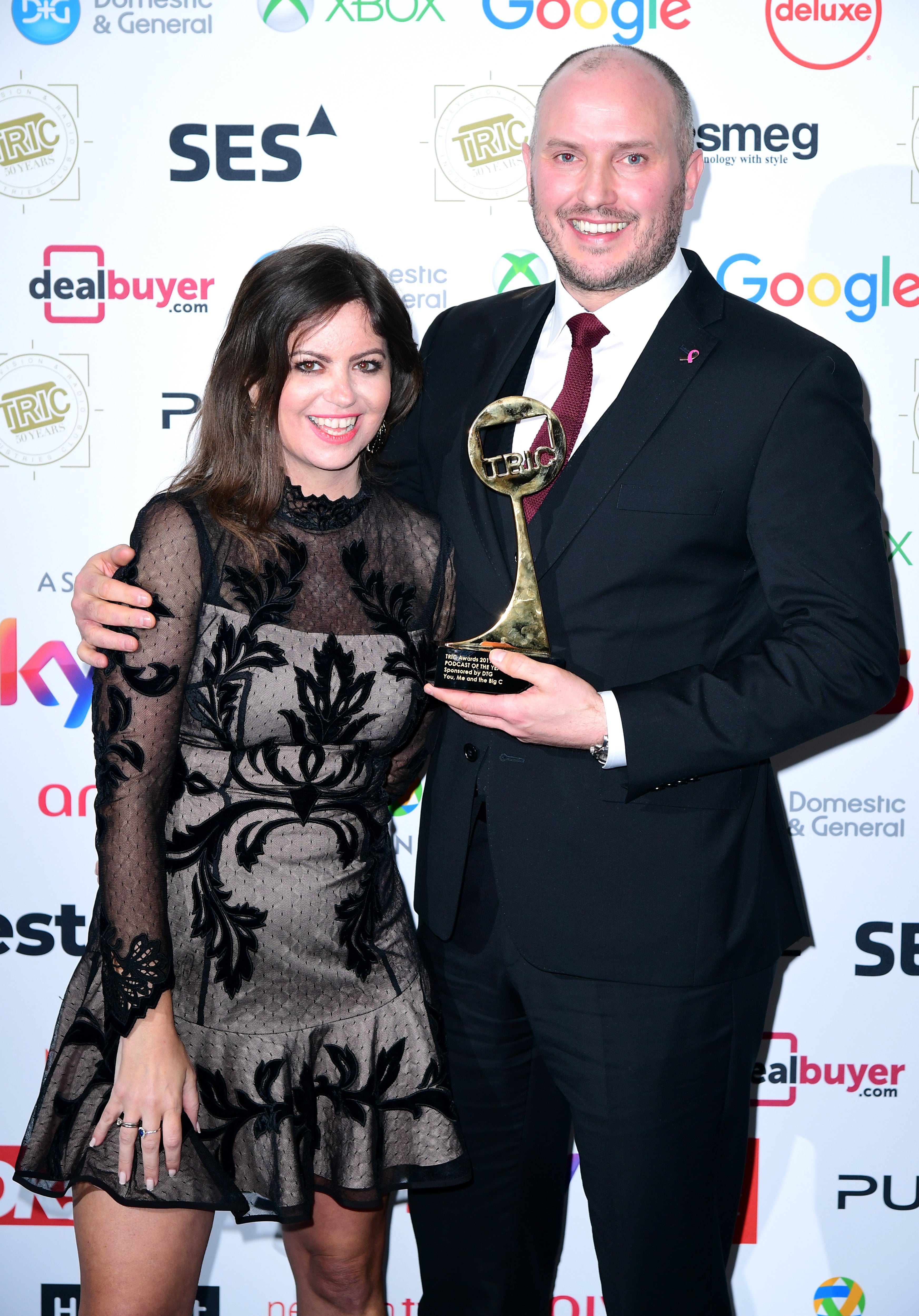 Deborah James and Steve Bland, husband of Rachel Bland (Ian West/PA)