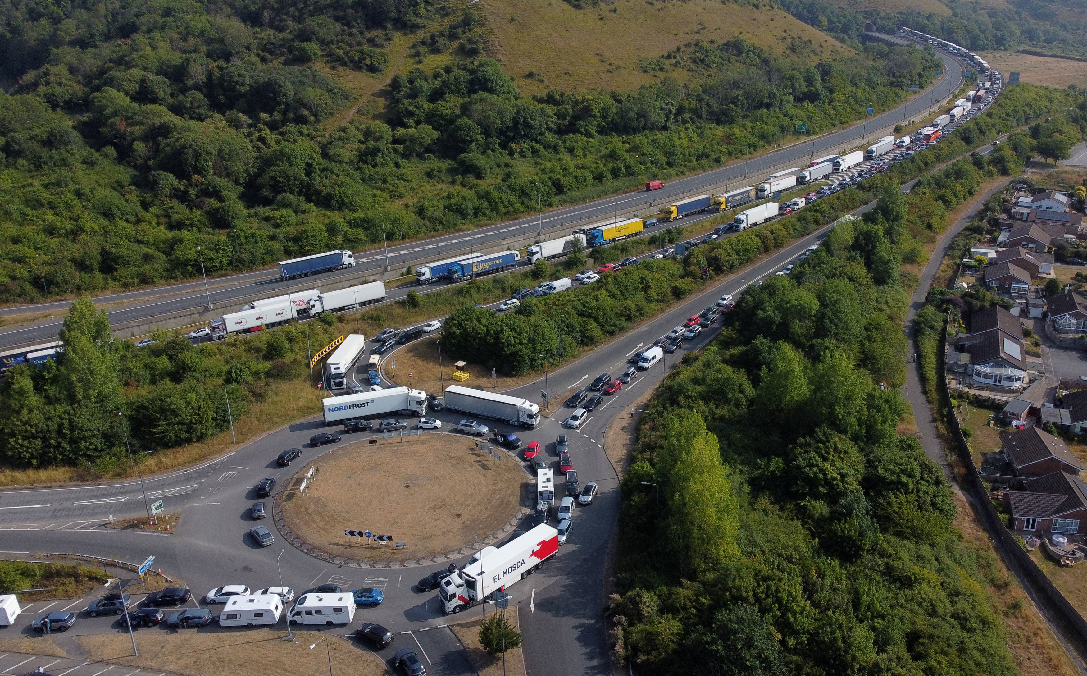 UK and French politicians have blamed each other for the delays