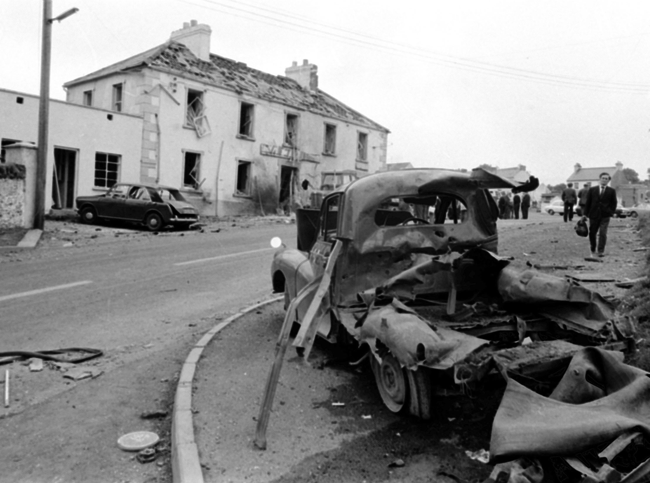 The aftermath in the Co Londonderry village of Claudy (PA)