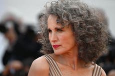Andie MacDowell shares her advice for women wanting to feel comfortable in their appearance