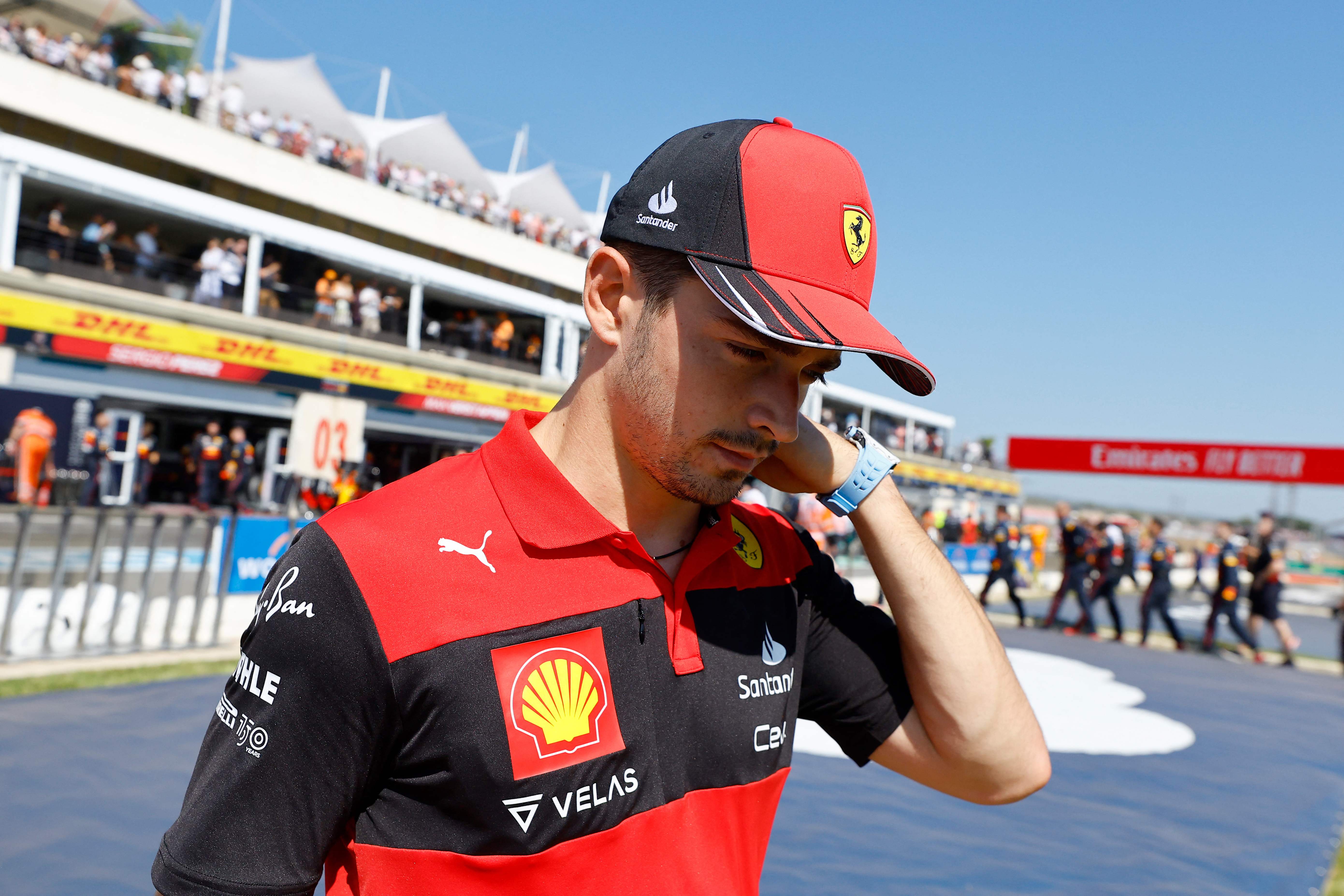 Leclerc was in charge of the race at Circuit Paul Ricard before sensationally losing control of his Ferrari