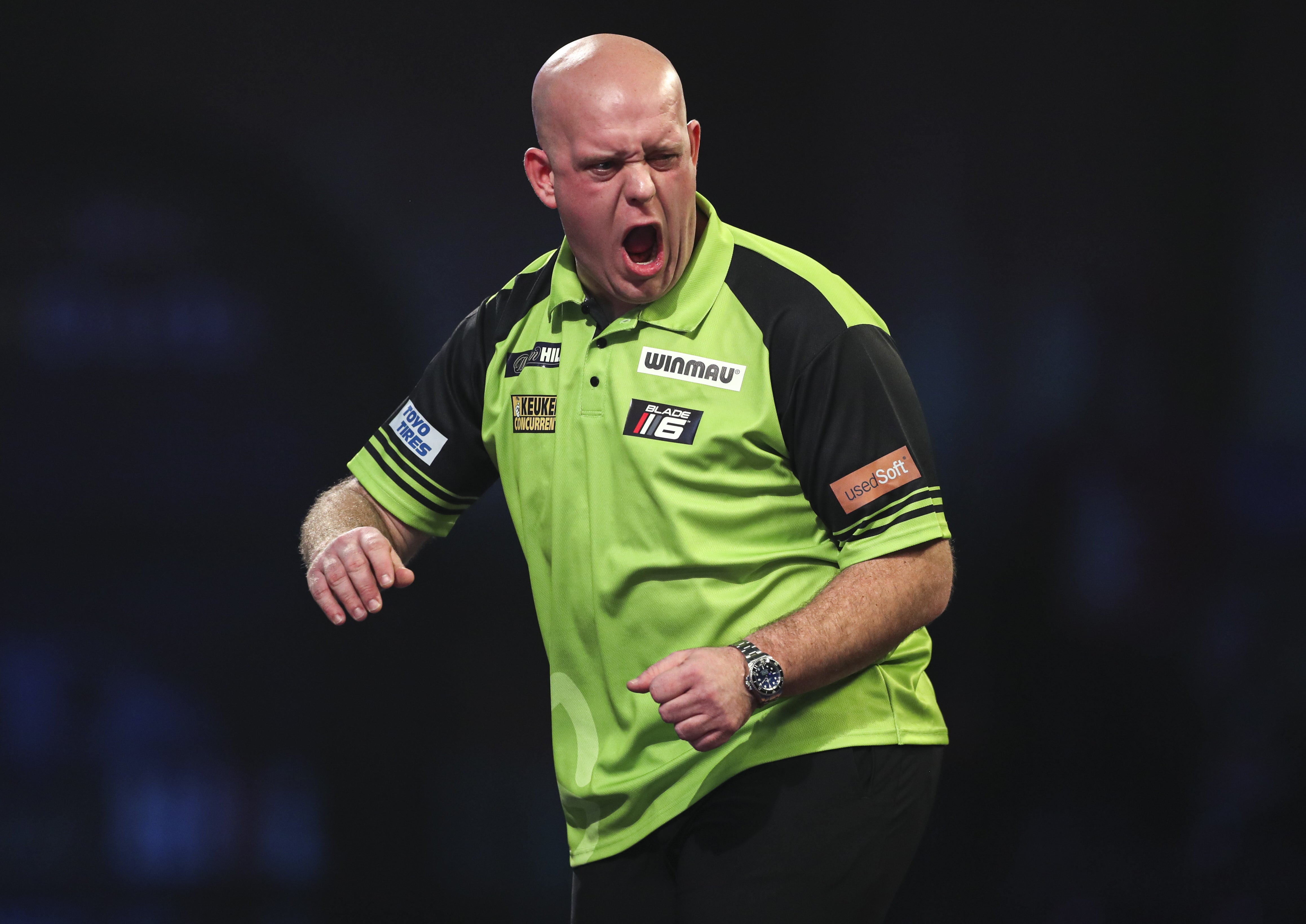 Michael van Gerwen claimed his third World Matchplay title with a fine win over Gerwyn Price (Kieran Cleeves/PA)