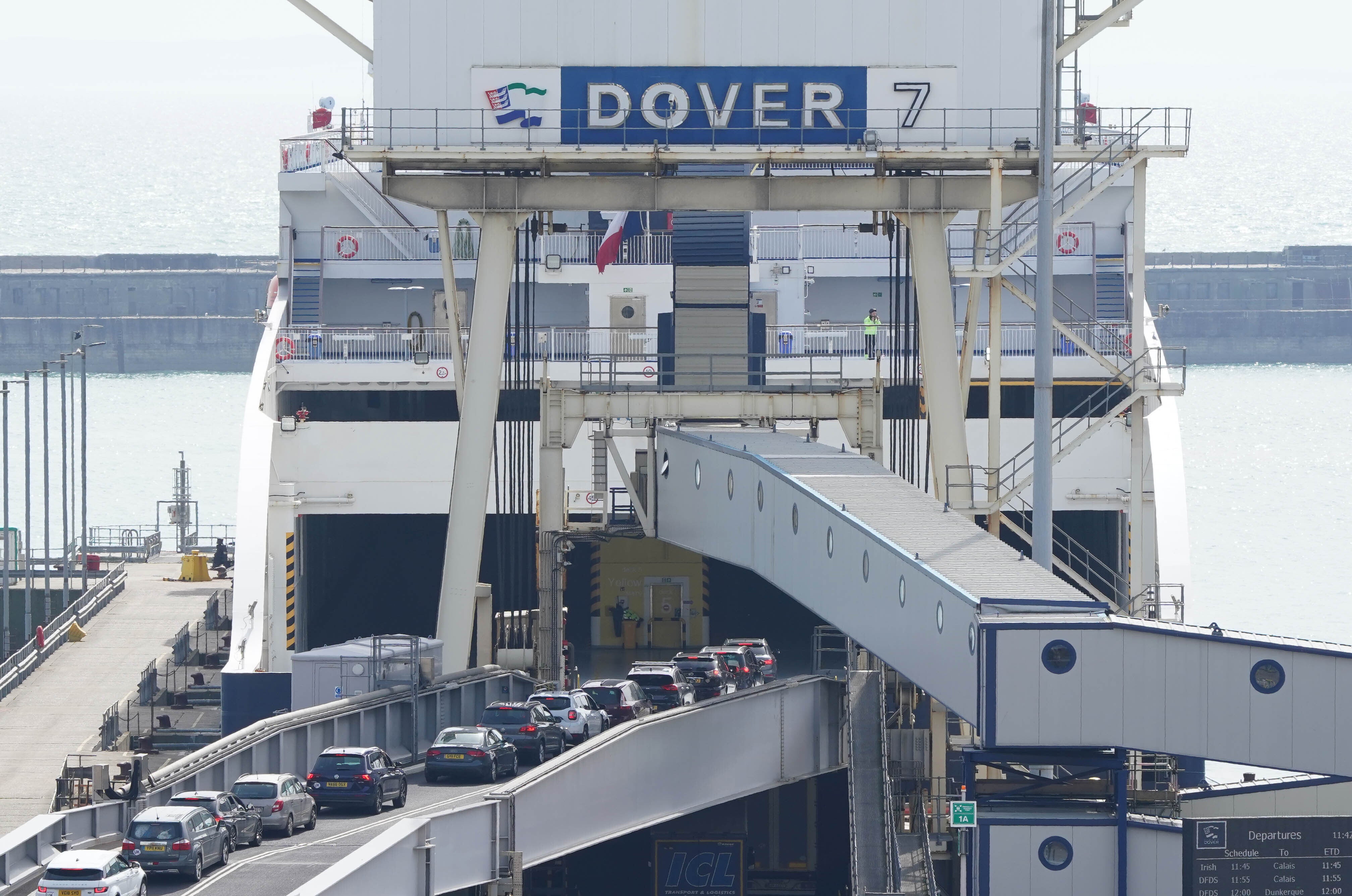 Queues are building at the Port of Dover amid fears that the severe disruption seen in recent days could return to Kent throughout the summer (Gareth Fuller/PA)