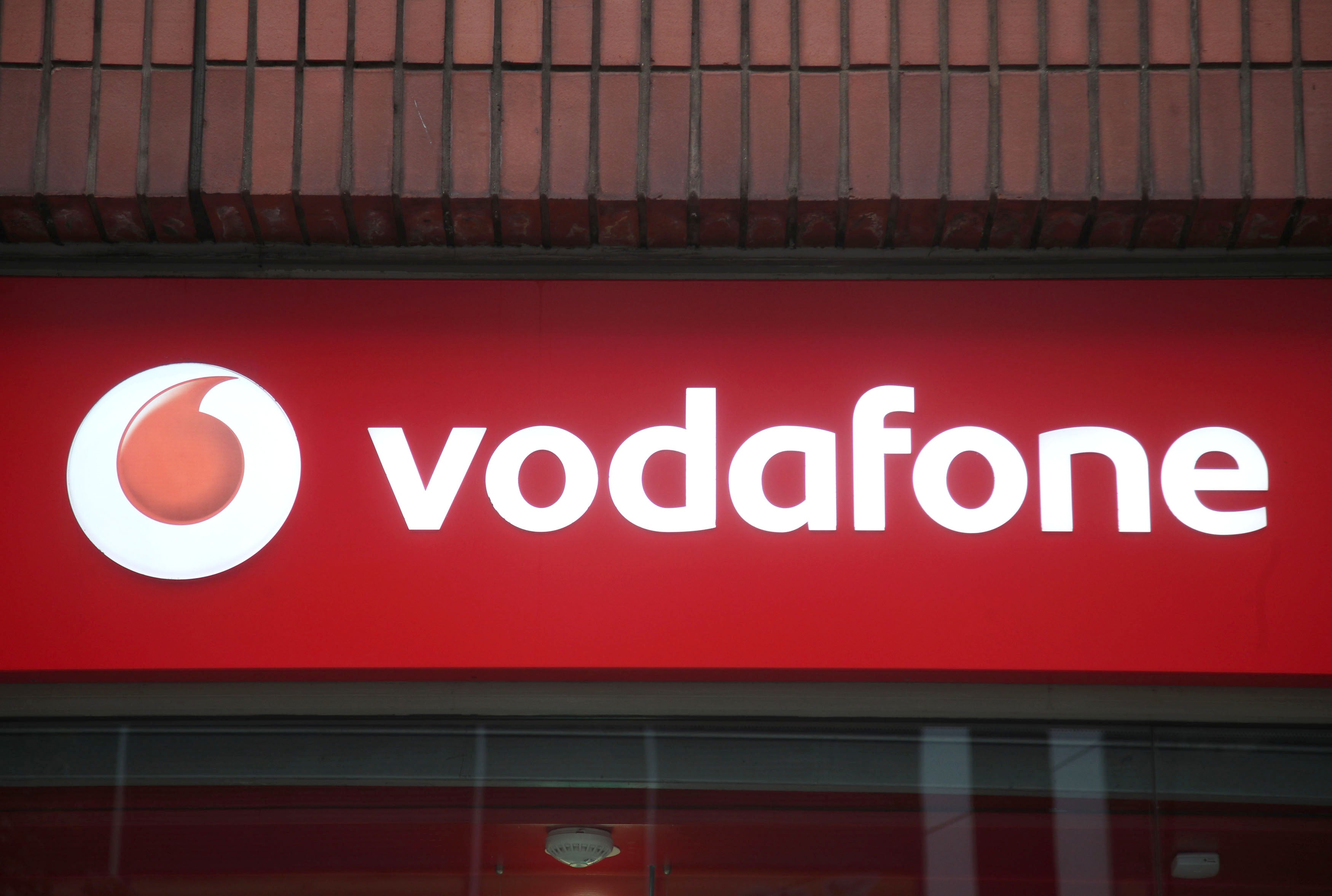 Mobile phone giant Vodafone has reported rising first-quarter sales as price hikes in the UK helped it offset a weaker German market (PA)