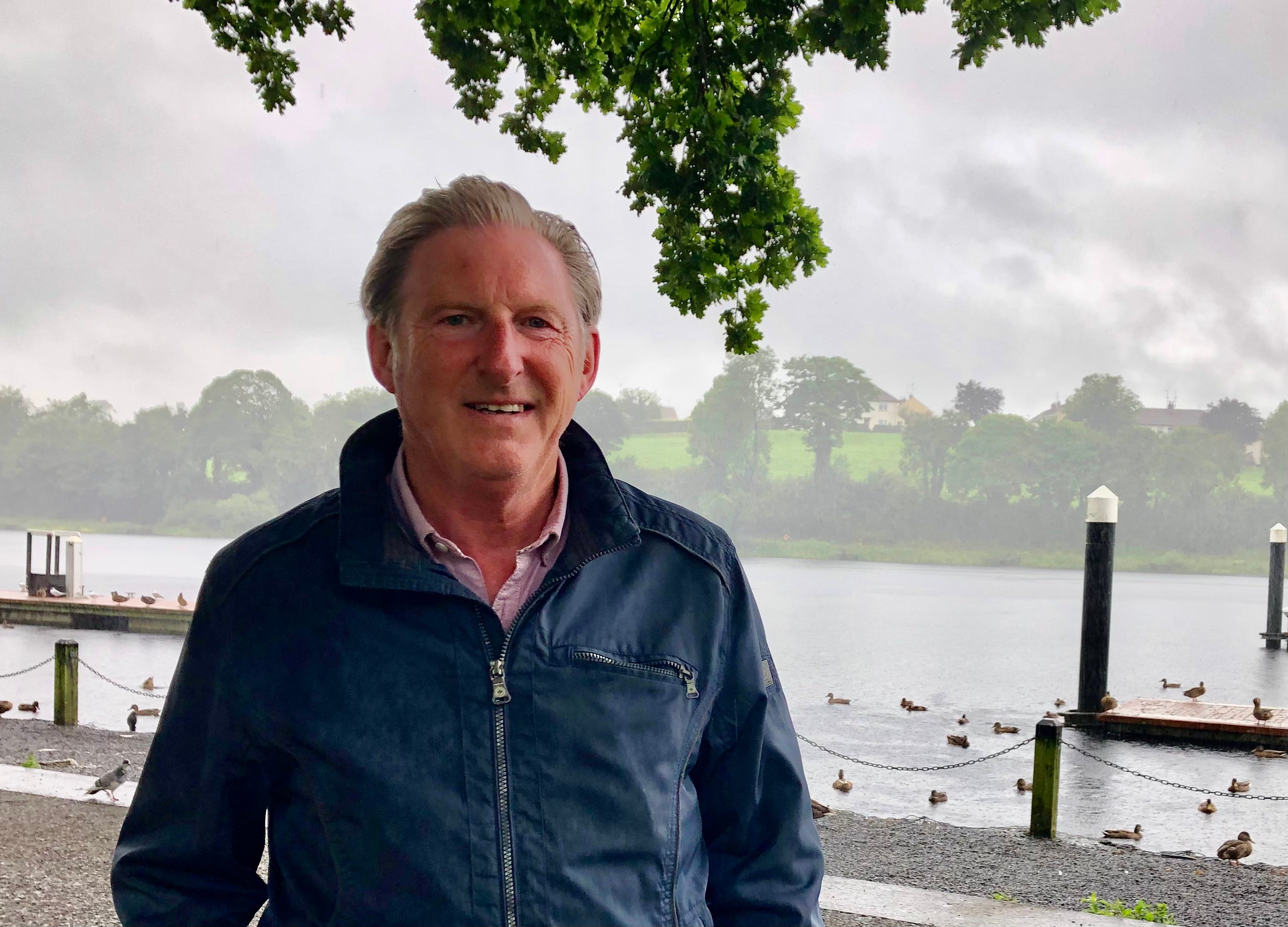 Adrian Dunbar at the Round O in Enniskillen, Northern Ireland (David Young/PA)