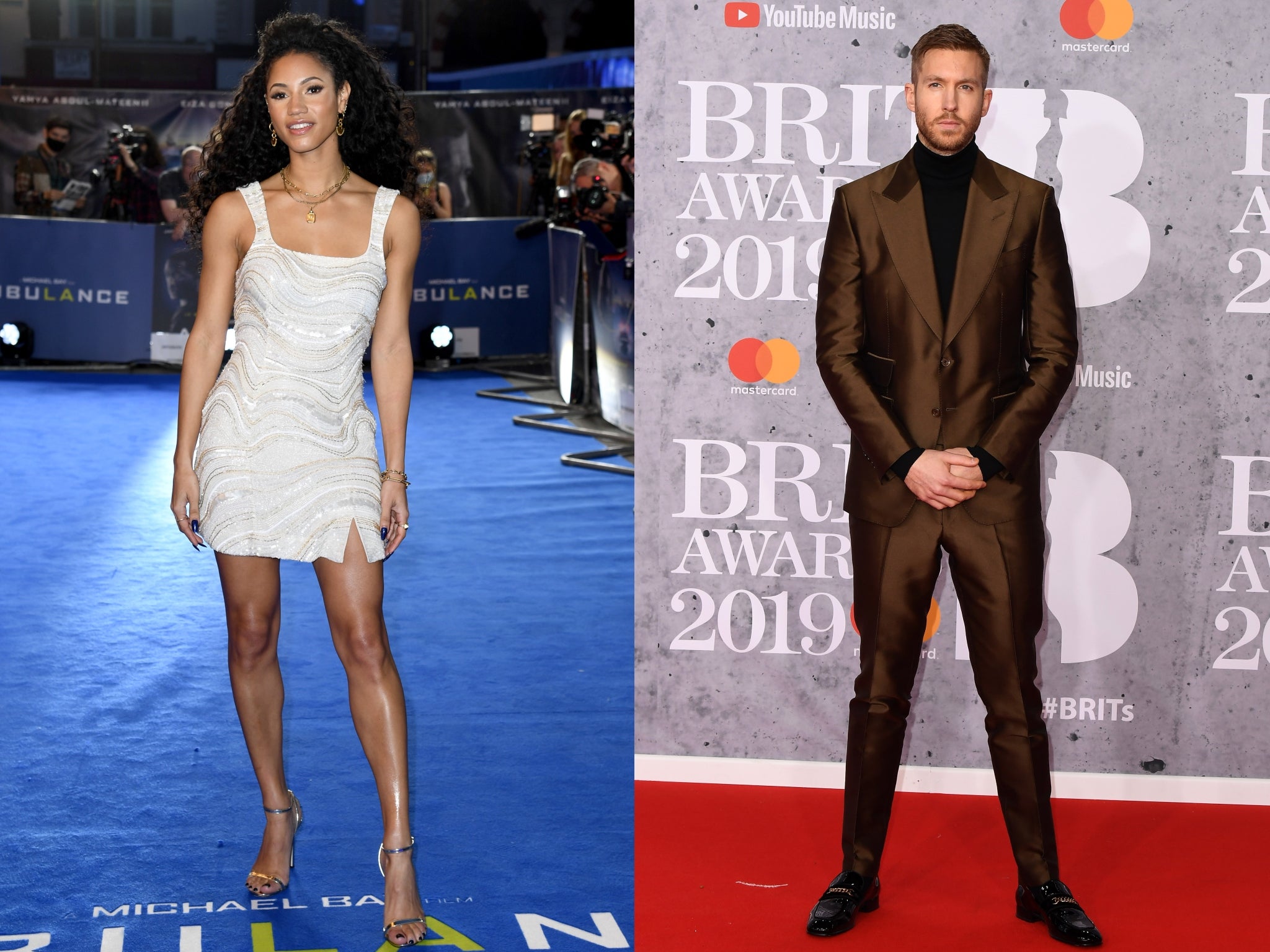 Vick Hope (left) and Calvin Harris are reportedly engaged