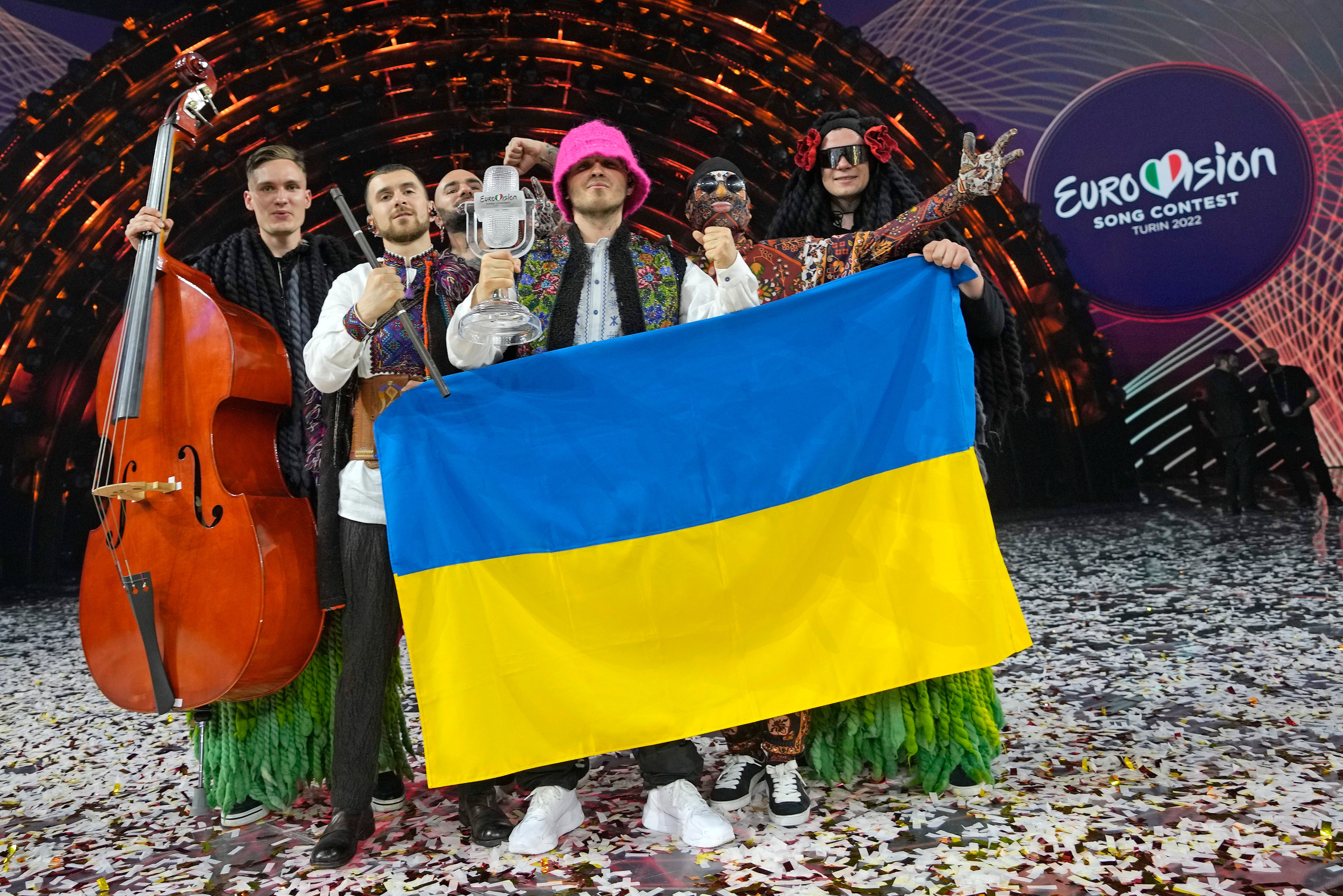 Ukraine’s Kalush Orchestra were the winners of Eurovision 2022