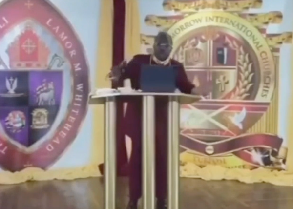 The July mid-sermon robbery was inadvertently livestreamed