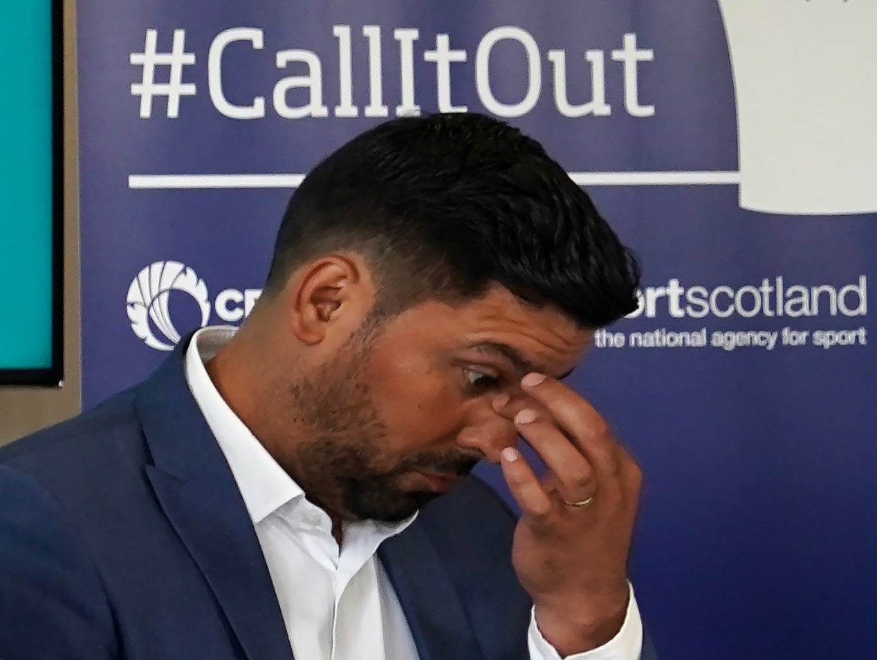 Qasim Sheikh reacts (Andrew Milligan/PA)