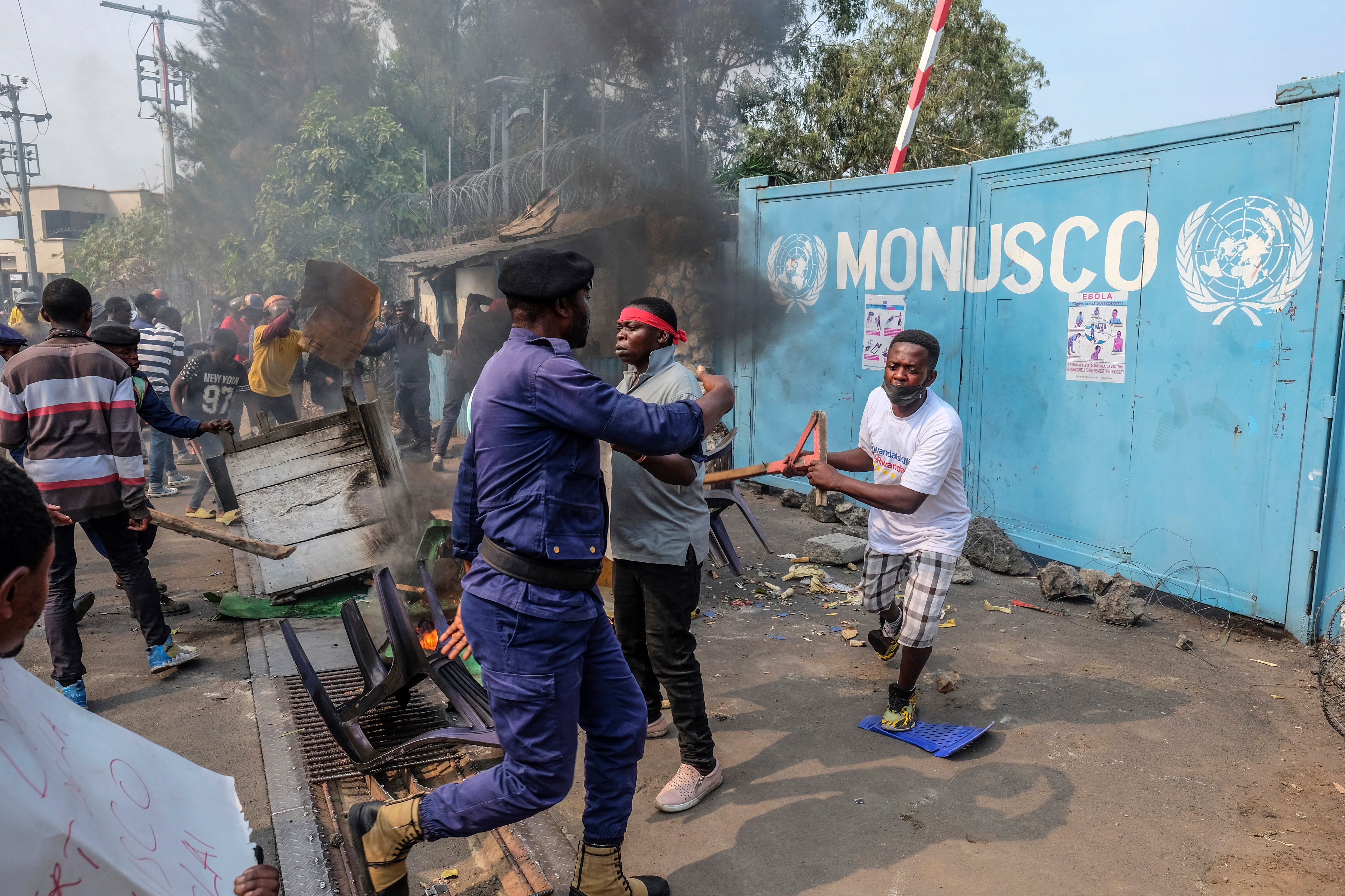 Congo UN Protest