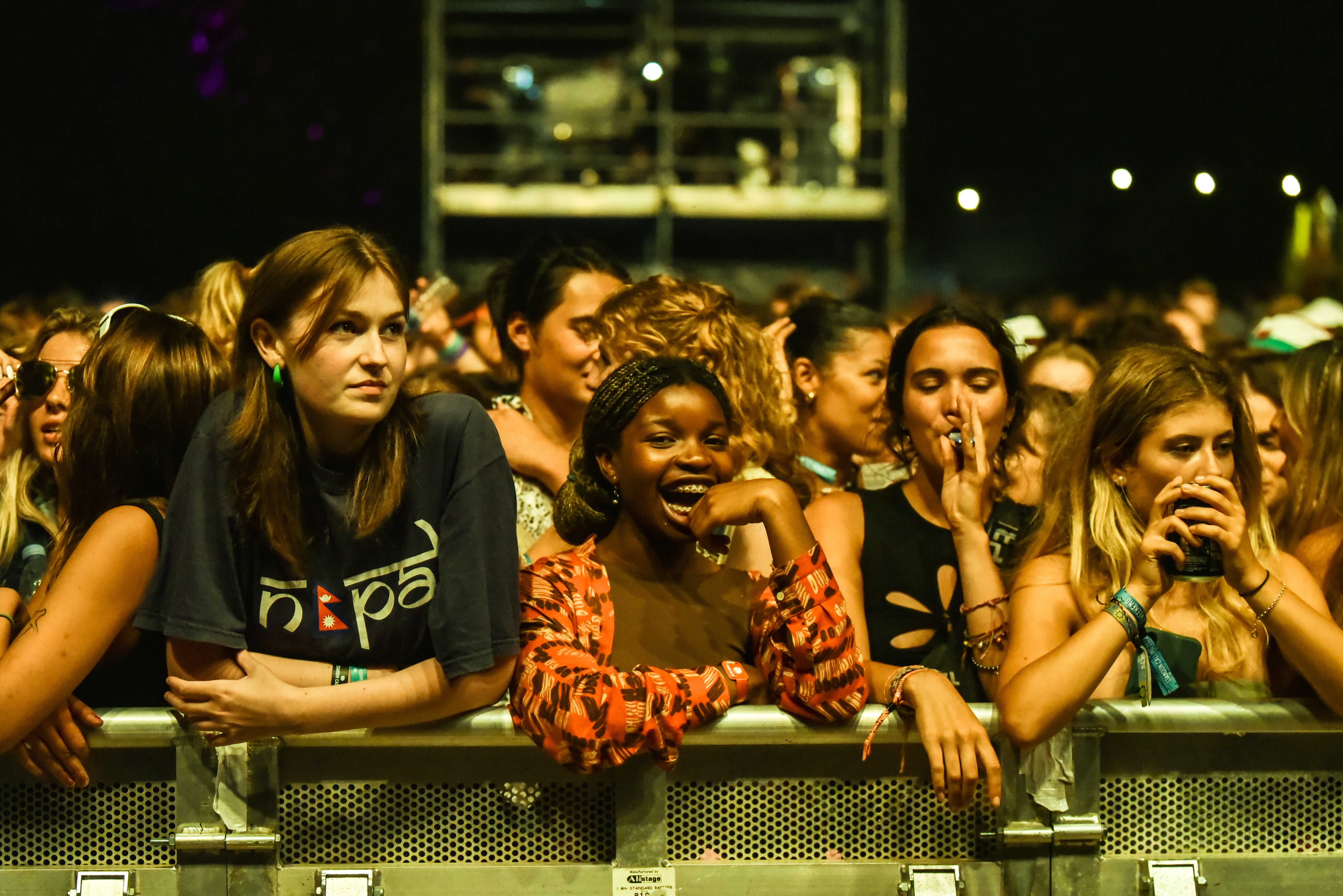 Crowd awaiting Loyle Carner on Saturday night