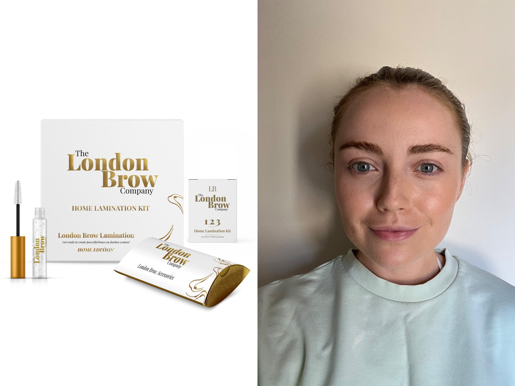 The London Brow Company UK safe home brow lamination kit