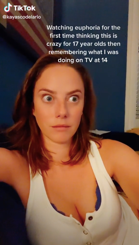 Kaya Scodelario reacts to ‘Euphoria’ on TikTok