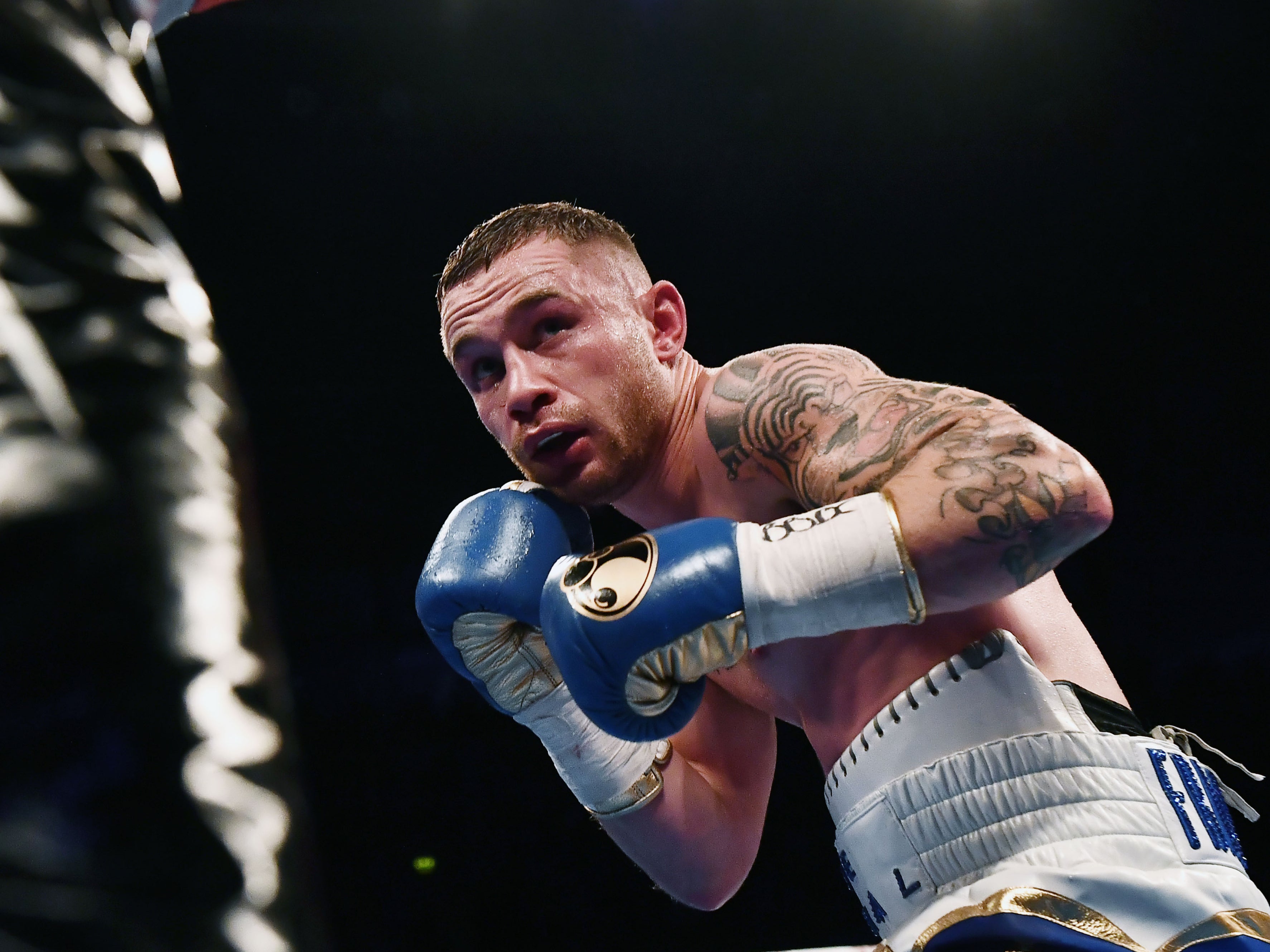 Former two-weight world champion Carl Frampton