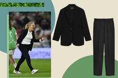 Sarina Wiegman’s Euro 2022 power suit is from this high-street retailer