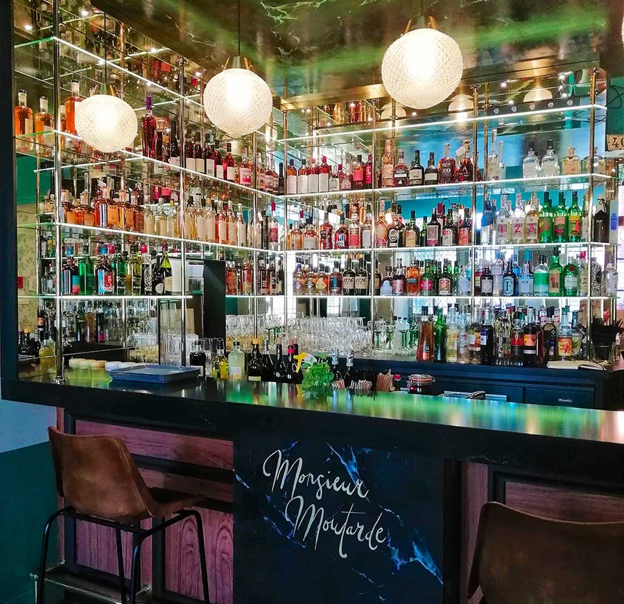 Monsieur Moutarde bar has an inspired cocktail menu