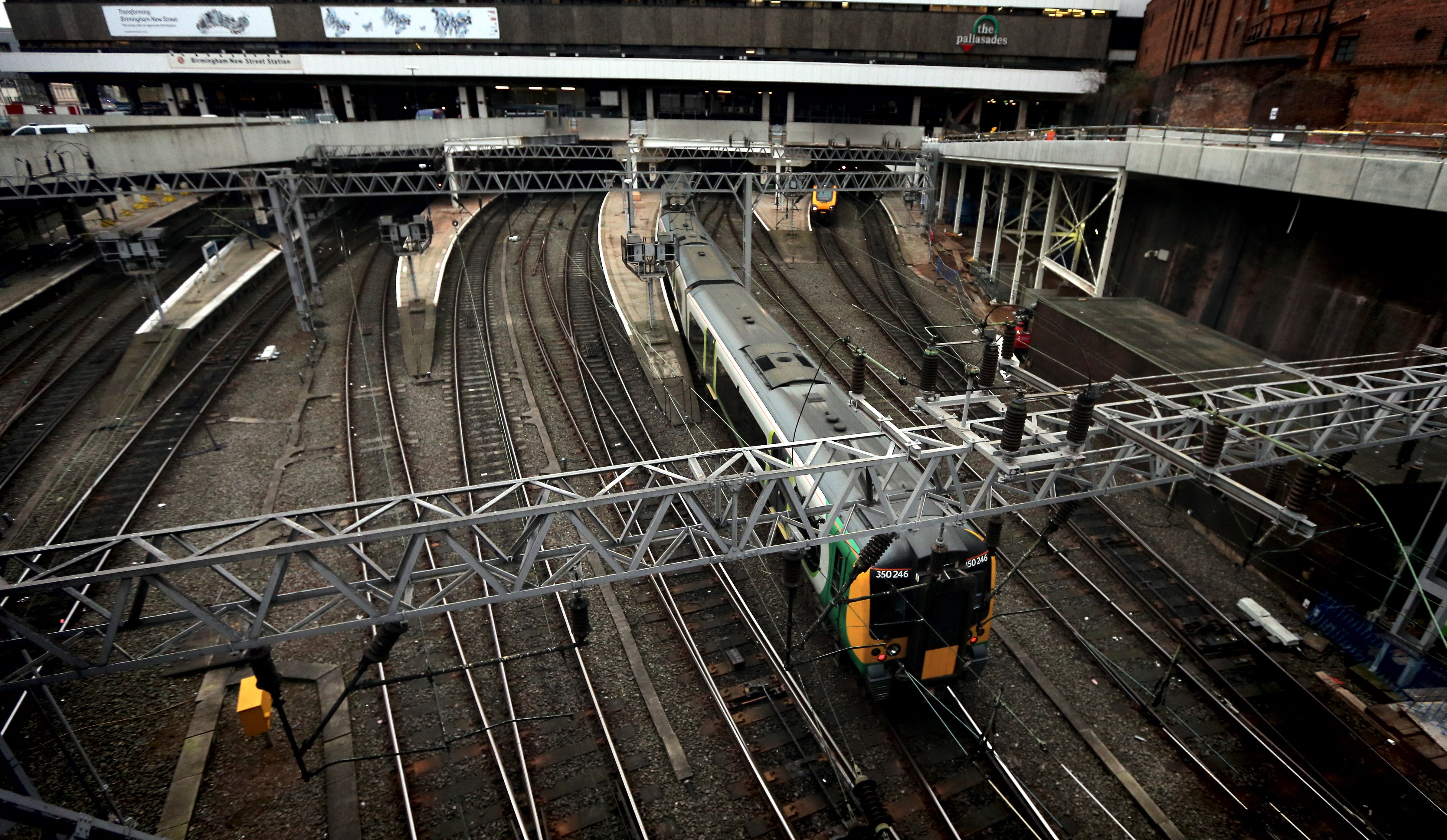 Birmingham’s New St Station (David Jones/PA)