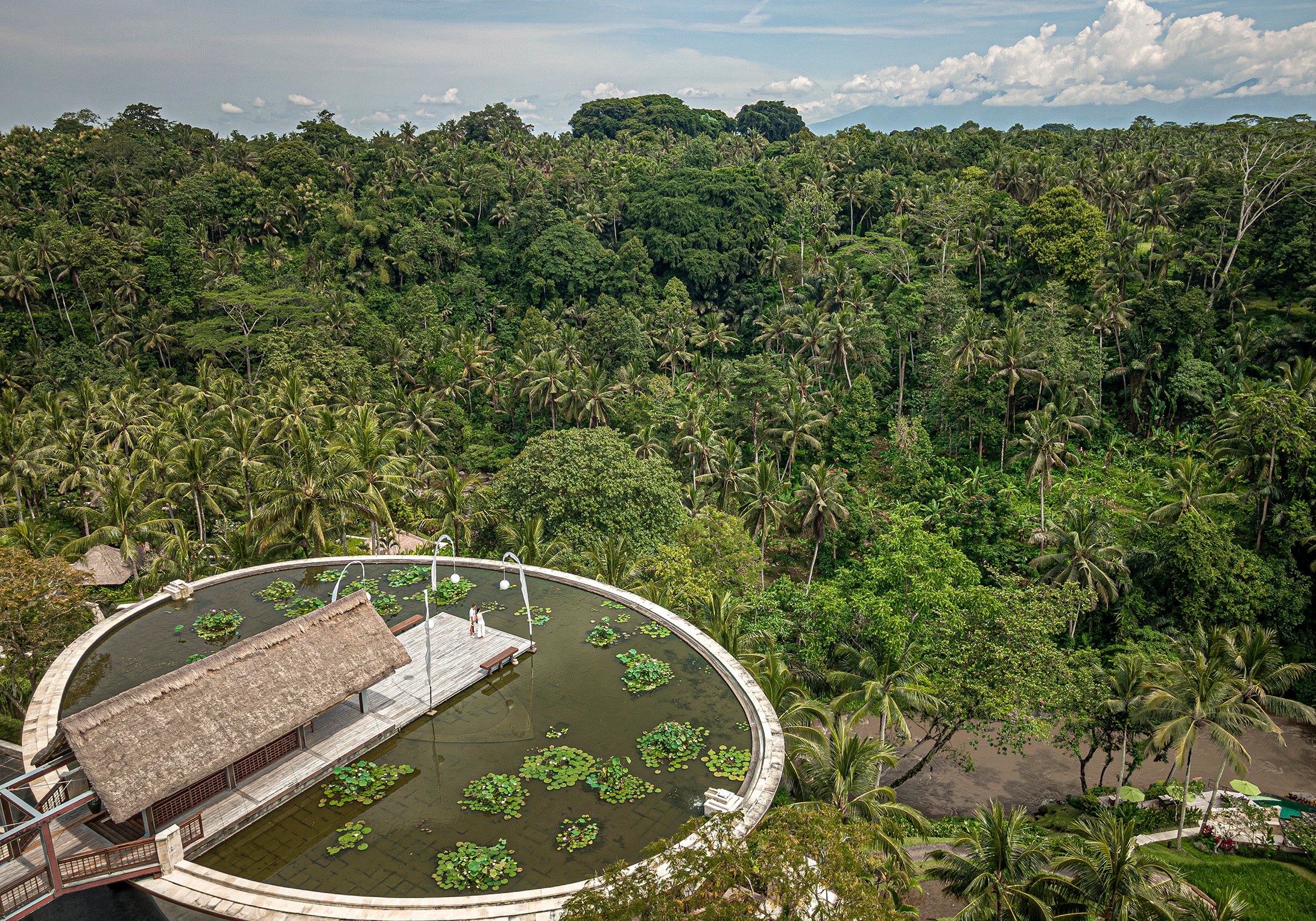 Four Seasons Sayan’s magical lotus pond