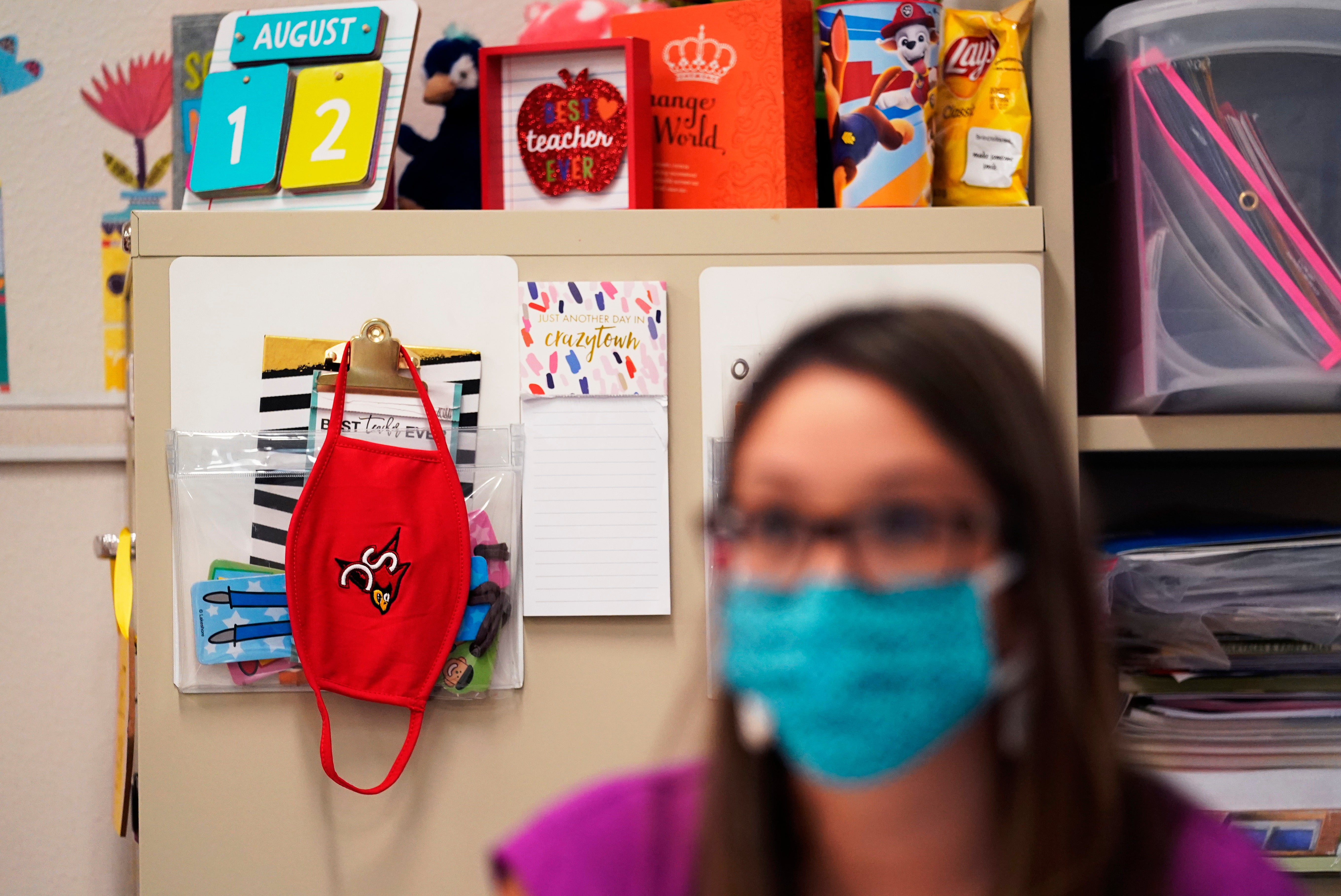 Virus Outbreak Texas School Masks