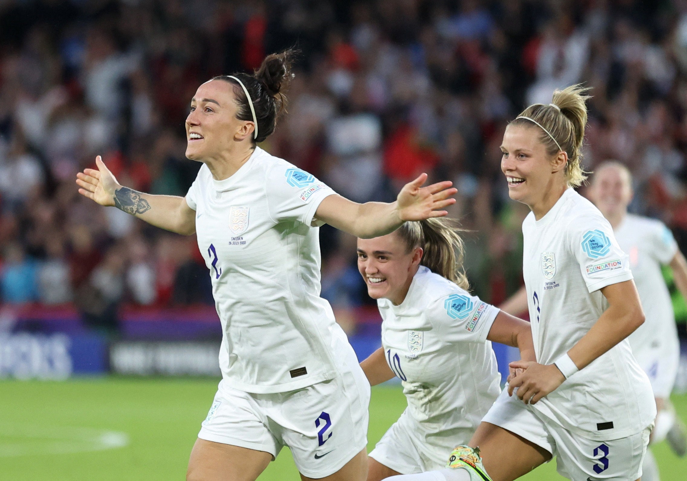 Bronze scored England’s second at Bramall Lane