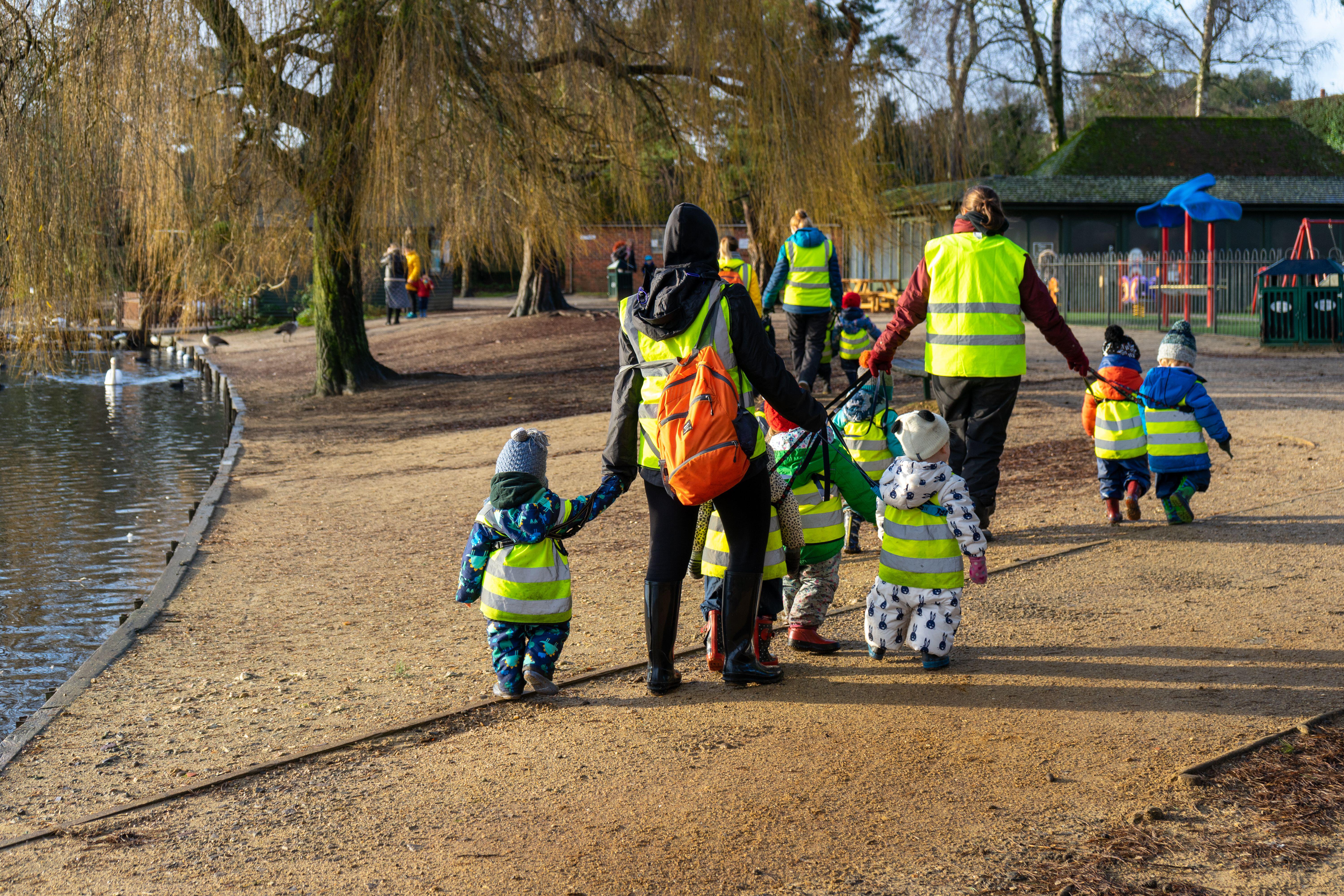 The think tank called for the relaxing of staff-to-children ratios and other rules in childcare (Alamy/PA)