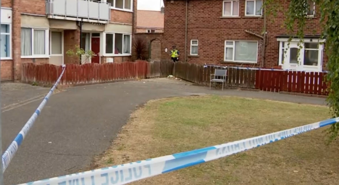 Police at the scene in Beverley